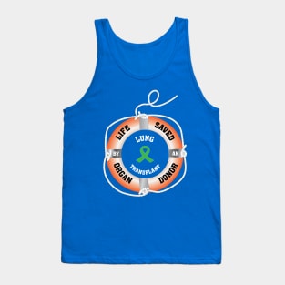 Life Saved by an Organ Donor Ring Buoy Lung Tank Top